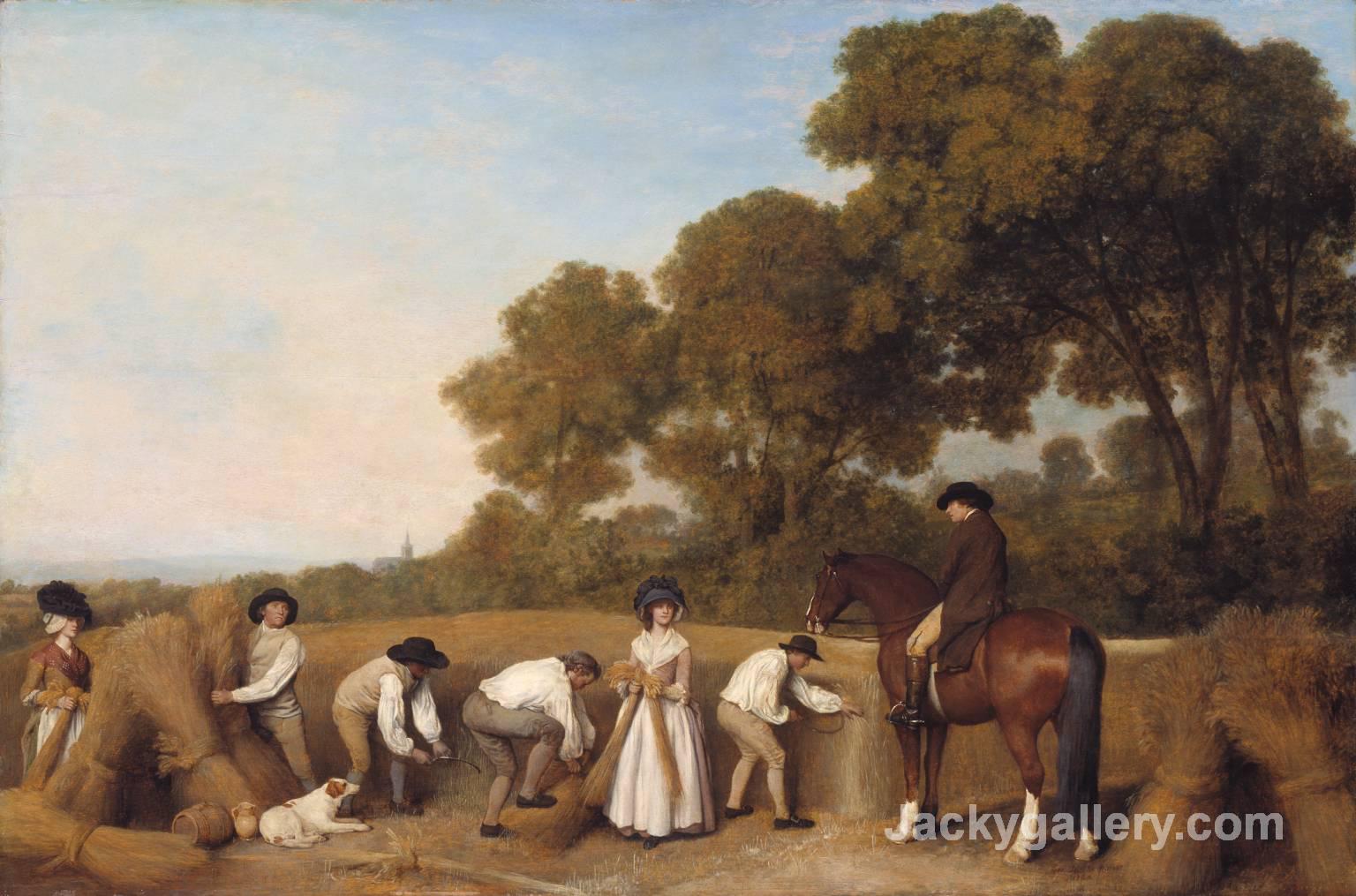 Reapers by George Stubbs paintings reproduction